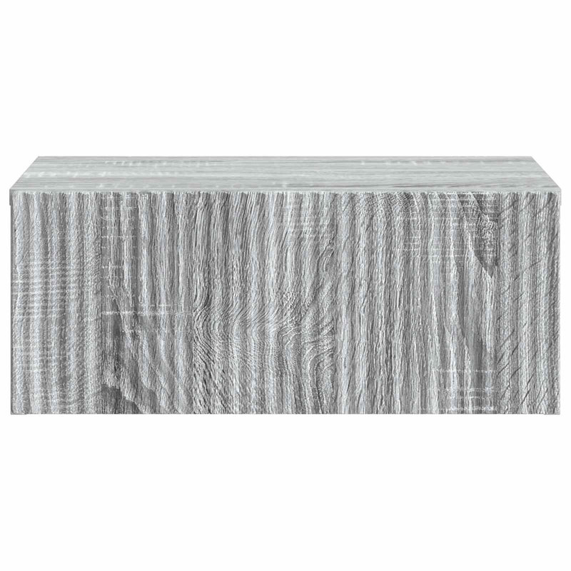49cm W Manufactured Wood Bedside Table, Grey Sonoma