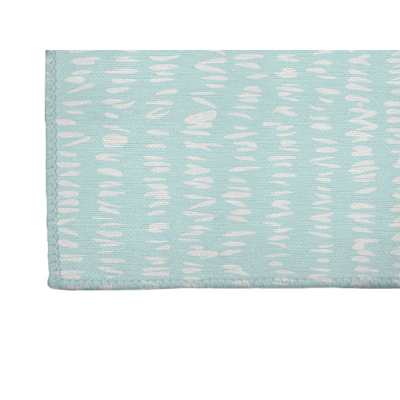 Crop Row Non-Slip Outdoor Rug, Runner 2'6" x 8'