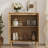 2 - Ripple Door Sideboard, Storage Cabinet With Wood Feet-1478636683