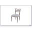 Ensemble de 2 chaises de salle à manger Ladderback avec finition couleur sable, confortable et durable pour les intérieurs modernes et rustiques-228550705
