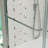 Bypass Shower Door, Sliding Door, With 1/4" Tempered Glass, 50-54"X70"-111616888