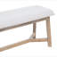 Ensemble de salle à manger 6 pièces de style maison de campagne rétro, table rectangulaire et 4 chaises rembourrées avec banc pour la salle à manger et la cuisine
