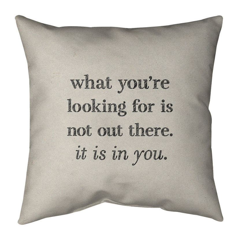 Coussin de sol, 40 po x 40 po, Blanc / Noir