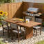 Ensemble de 4 chaises de cuisine de style rustique, ensemble de chaises de salle à manger-919028431