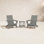 POLYWOOD® x AllModern 2-Person Oversized Adirondack Outdoor Seating Group with Side Table