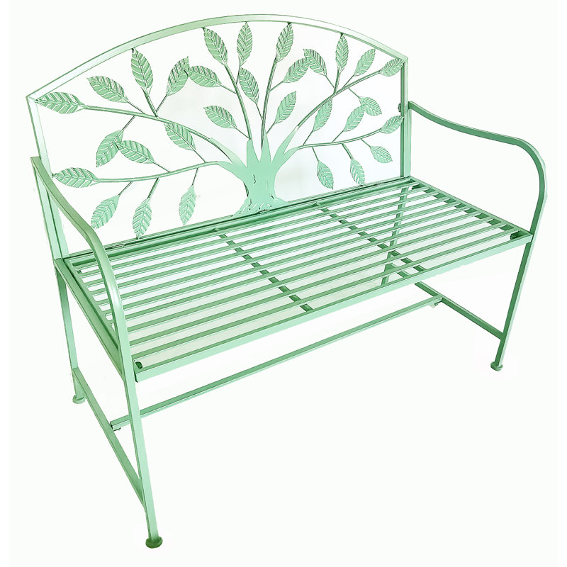 Banc d'arbre de jardin en métal, Sarcelle