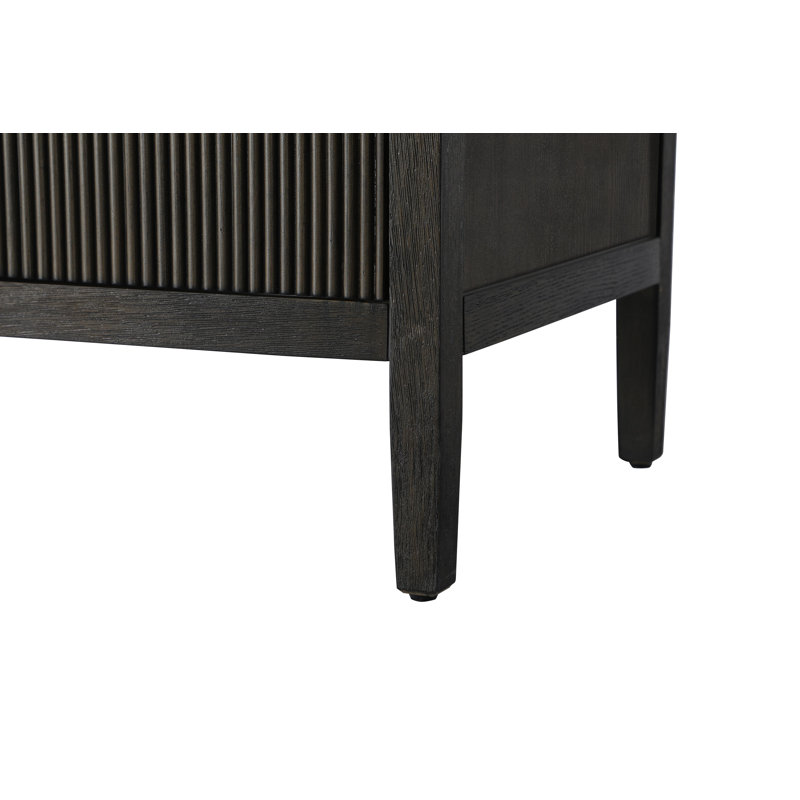 54 inch Double Bathroom Vanity, Chocolate Oak