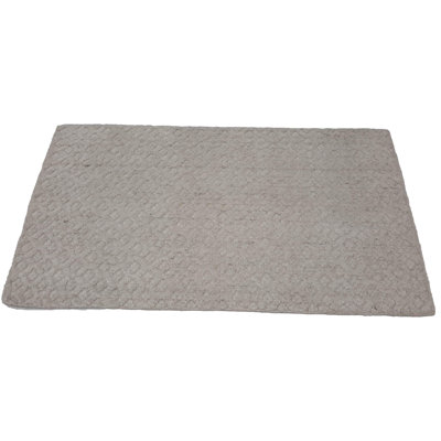 Nobu Geometric Area Rug in Light Gray