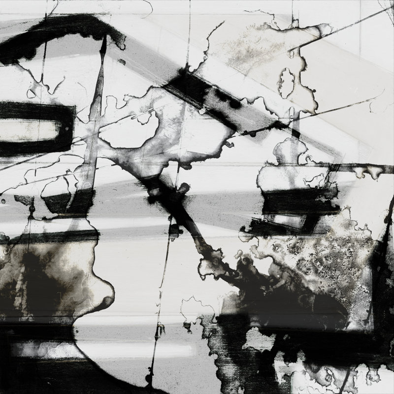 In Motion III by Jennifer Goldberger - Wrapped Canvas Print, 30cm H x 30cm W