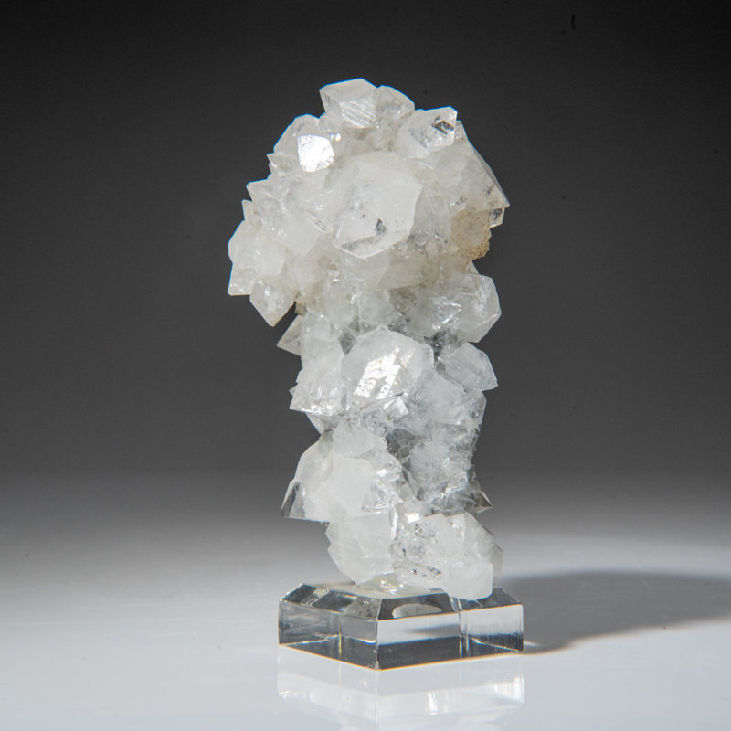 Apophyllite on Calcite Druzy Pseudomorph from Jalgaon, Maharashtra, India