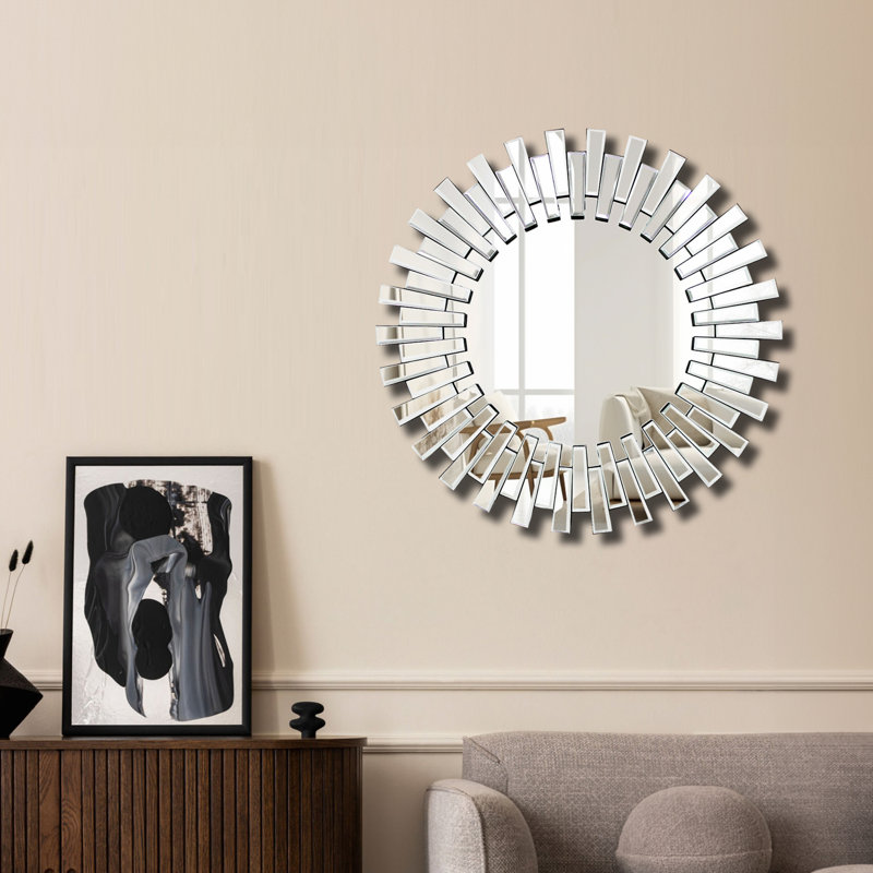 Miroir mural Rachon, 24 po x 24 po