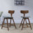 Catalina Upholstered Counter Stool with Solid Wood Frame