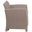 Chaise en imitation rotin avec coussin toutes saisons Alderman-380436605