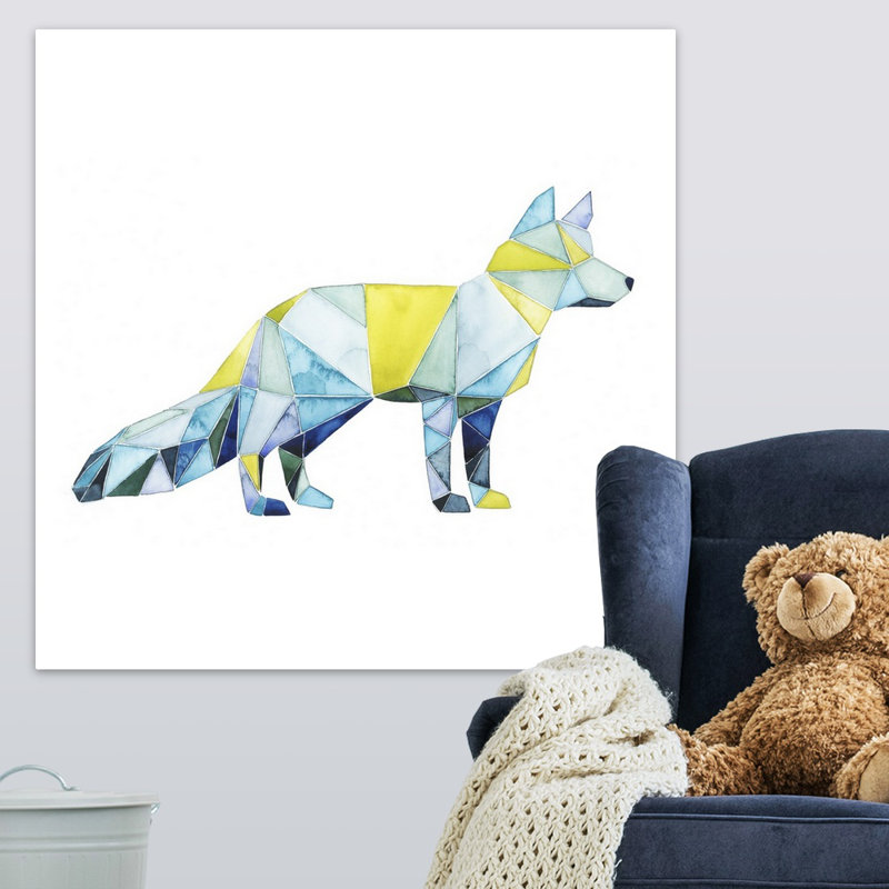 Art sur toile Cartaya Geo Animal IV, Toile tendue, H 30 po x l 30 po x P 1,25 po