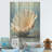 Monochromatic Misty Grey Clam - Clam Wood Wall Art On Natural Pine Wood-422426668