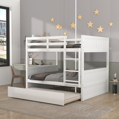 Johnone Kids Full Over Full Bunk Bed with Trundle