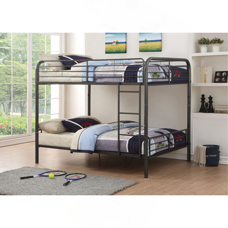 Bristol Gunmetal Finish Full/Full Bunk Bed