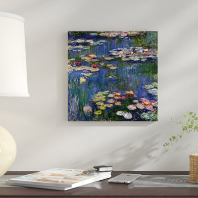 «Water Lilies, 1916» par Claude Monet, reproduction sur toile