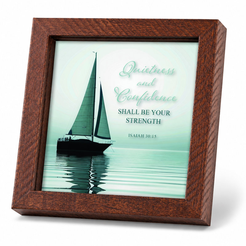 Framed Art Quietness And Confidence