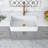 Kosula 36 " L Single Bowl Ceramic Kitchen Sink
