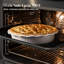 Plat à tarte en céramique 9 onces 45 onces blanc, plat de cuisson antiadhésif à cannelure profonde pour tarte aux pommes, tarte aux quiches, va au four