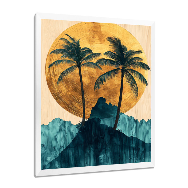 Claragh - impression sur toile florale, H 44 po x l 34 po, Picture Frame Print, Blanc