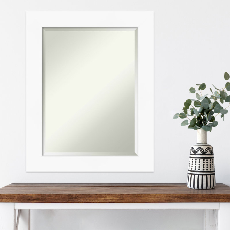 Miroir d'appoint mural Saniveieri, 29,5 po x 23,5 po