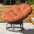 Mélange de polyester orange