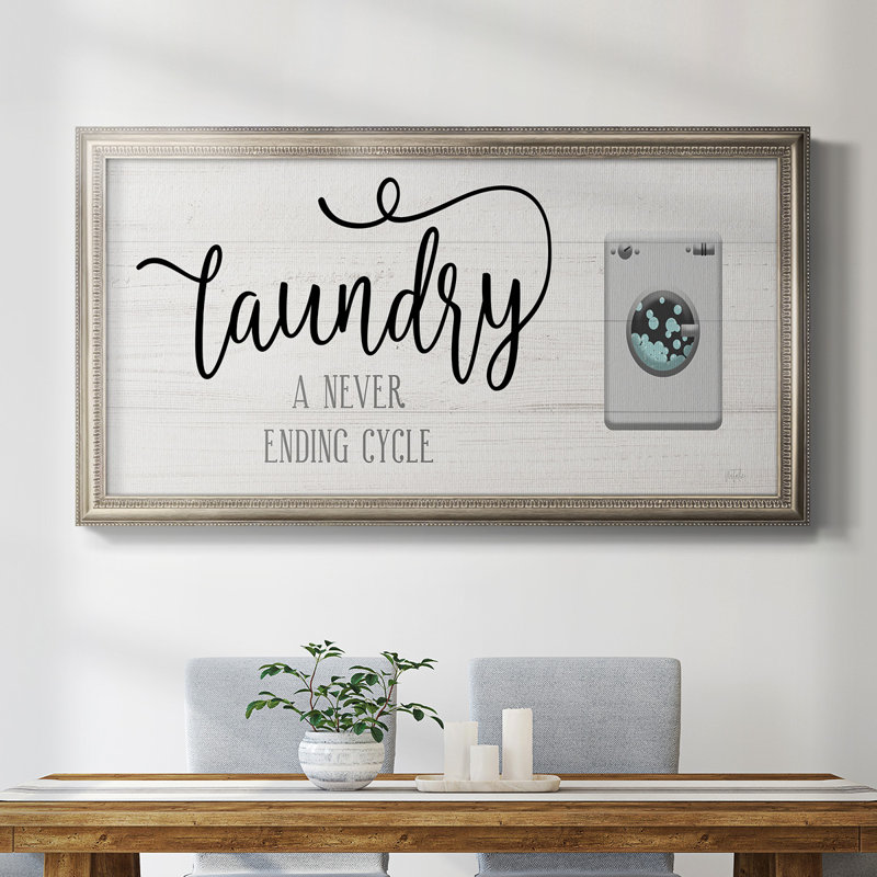 " Never Ending Laundry ", 25" H x 45" W x 2.5" D