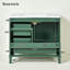 Meuble-lavabo moderne 36 po avec cadre en pin massif, 1 porte à fermeture douce et 3 tiroirs, armoire de rangement moderne-1524916072