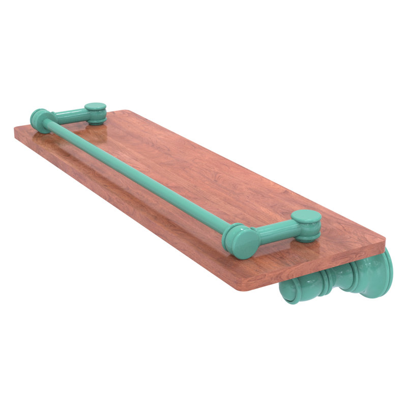 Tablette flottante Carolina, H 3,3 po x l 16 po x P 5,54 po, Vert écume de mer