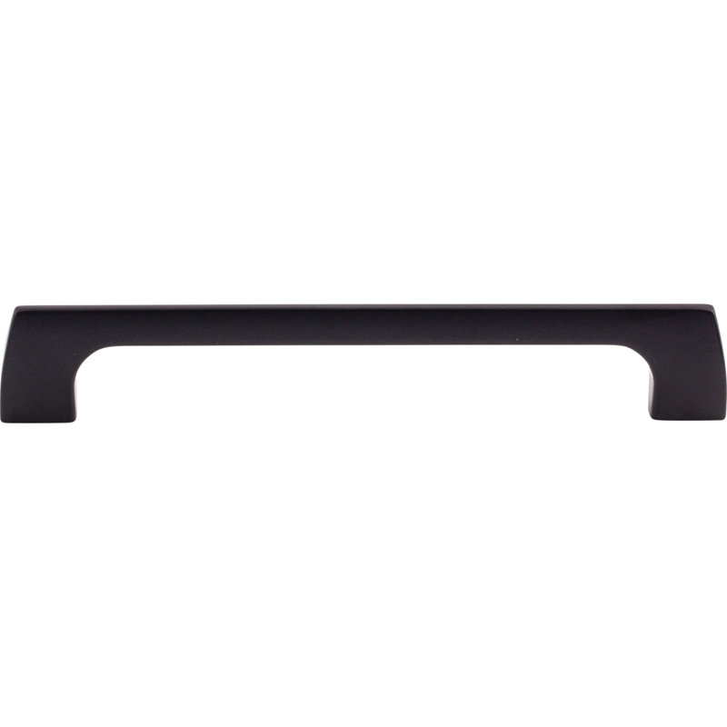 Holland 12" Center to Center Bar pull, Flat Black, 6 5/16" Center to Center