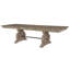 Table de salle à manger extensible rectangulaire avec 2 bancs-605556328-604165034