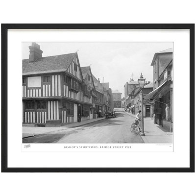 Bishop's Stortford, Bridge Street 1922 - Single Picture Frame Print