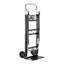 Chariot pliable 2 en 1 - capacité de charge de 500 lb (mode 4 roues), chariot portatif convertible avec poignée et roues réglables pour la maison, le bureau et l'entrepôt