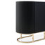 Console Lisbon Reeded - Noir mat soyeux-1991652918