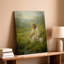 Impression sur toile, berger et agneau-129558796