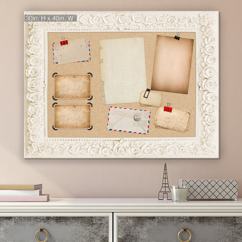Tableau à effacer mural «Love Letters», 30" H x 40" L x 0,75" D