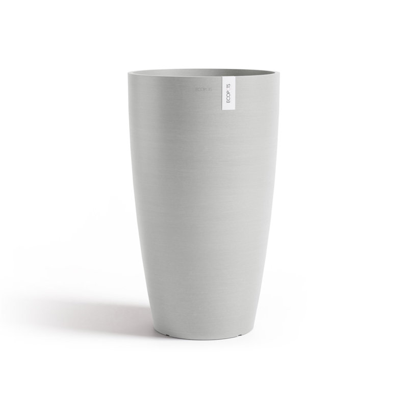 Pot Planter, White Gray