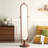 Oval Solid Wood Full Length Mirror