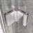 Shower Door  - 32" W X 72" H Frameless Design Bi-Fold Swing Opening Shower Door -1/4" (6Mm) Clear Tempered Glass-124402333