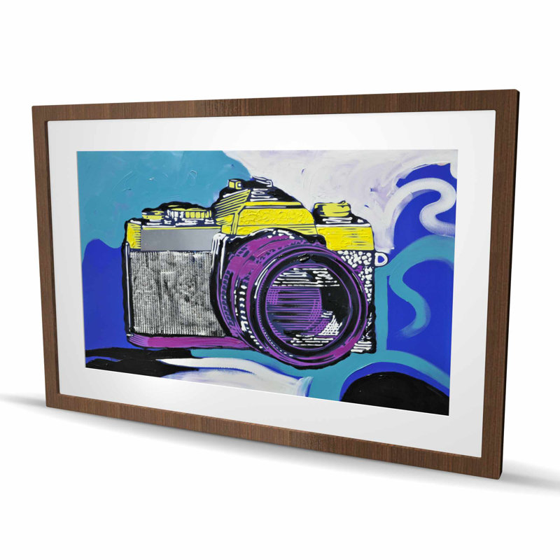 Appareil photo rétro - reproduction encadrée pour passe-temps décoratifs