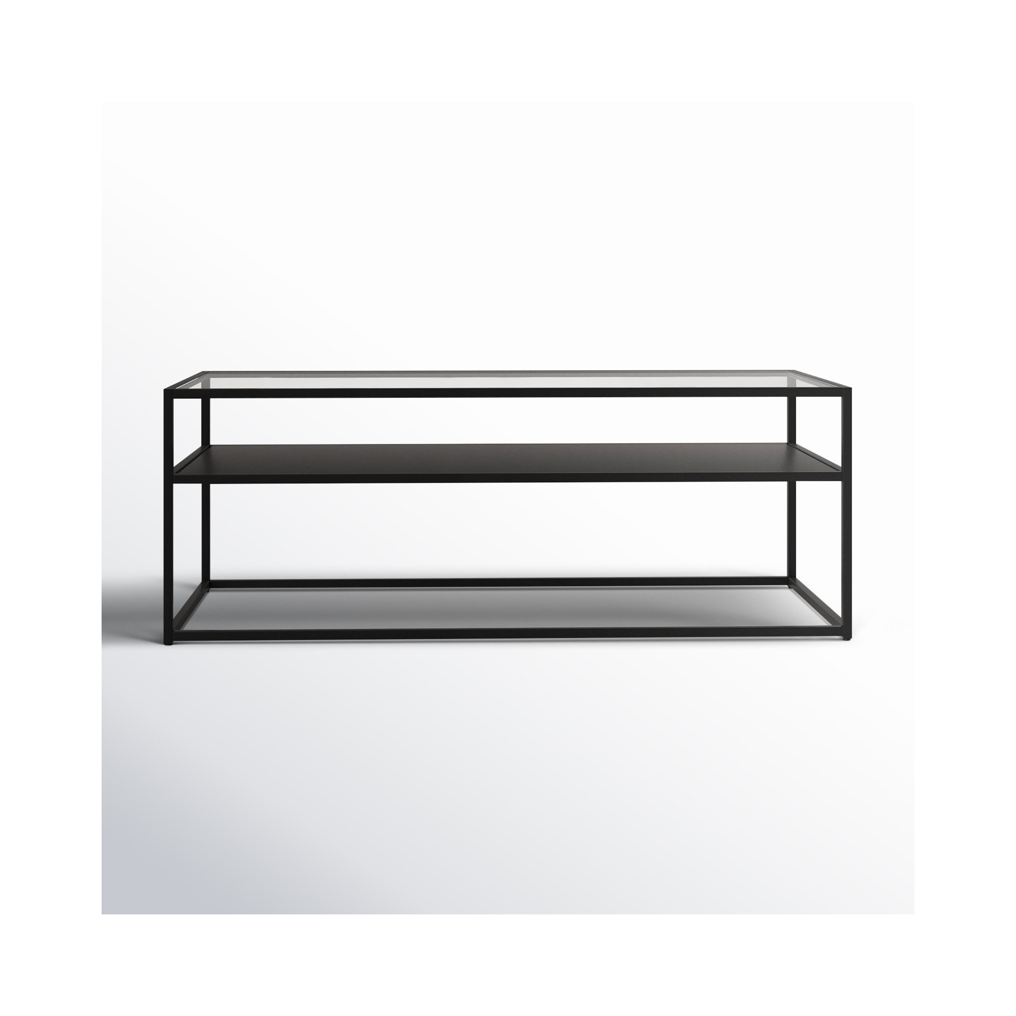 Duran Single Coffee Table, 17" H x 46" W x 20" D