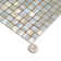 Skosh 0.6" x 0.6" Glass Grid Mosaic Wall & Floor Tile