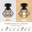 Alassandra 1-Light GeometricFlush Mount