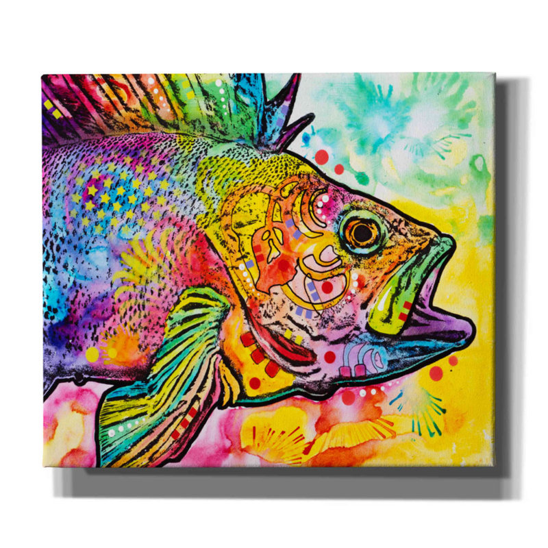 " Fish " by Dean Russo, 26" H x 30" W x 1.5" D