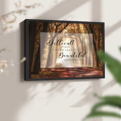 Beautiful -Framed Print - Restickable