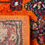 Tapis oriental orange / noir-263145140