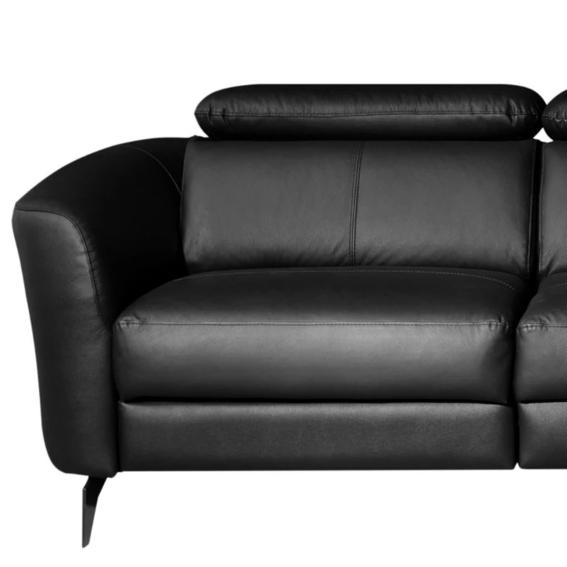 Hales Corner Sofa, Black, Right Hand Facing