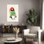 Jolly Christmas Penguin Contemporary Bird Penguin Winter Wall Art Print 1 Piece Wrapped Canvas Wall Art-1468914899